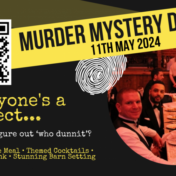 Murder Mystery Night and Dinner 11 May 2024 7 pm
