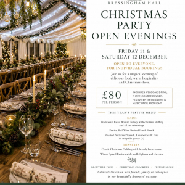 Christmas Party with Dinner and Disco 2026